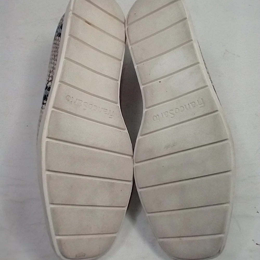 Franco Sarto Boston Snake Embossed Slip-On Loafers Shoes Women's sz 7.5M